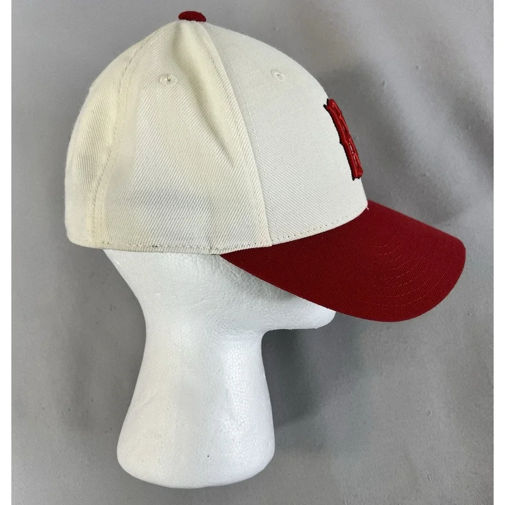 Rare American Needle Cream & Red 1909 Boston Red Sox Fitted Pro Model‎ Hat 7 Y2K
